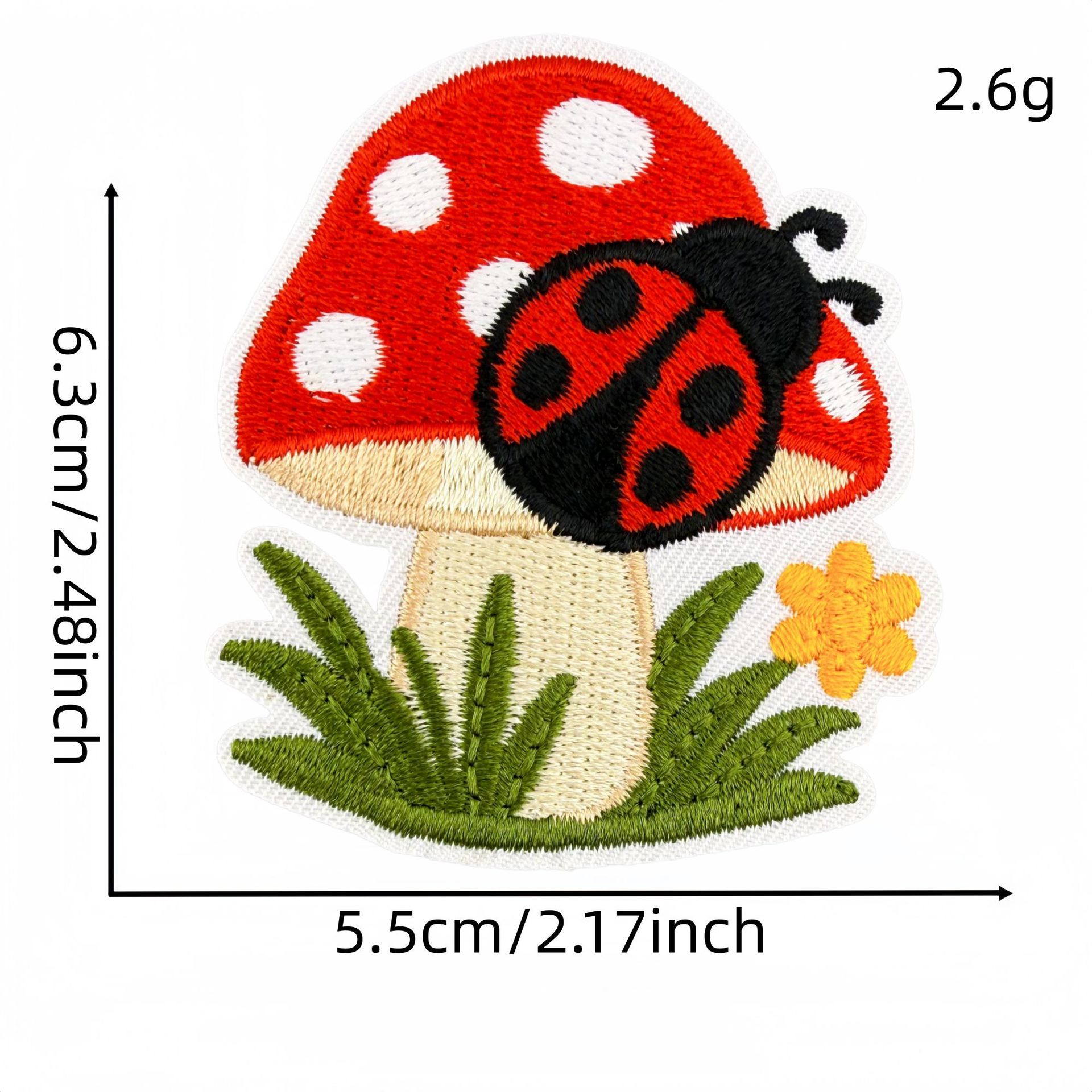 10개입, 귀여운 무당벌레 자수 패치, 의류 DIY 장 - Embroidery Lady Bug 리뷰 및 가격