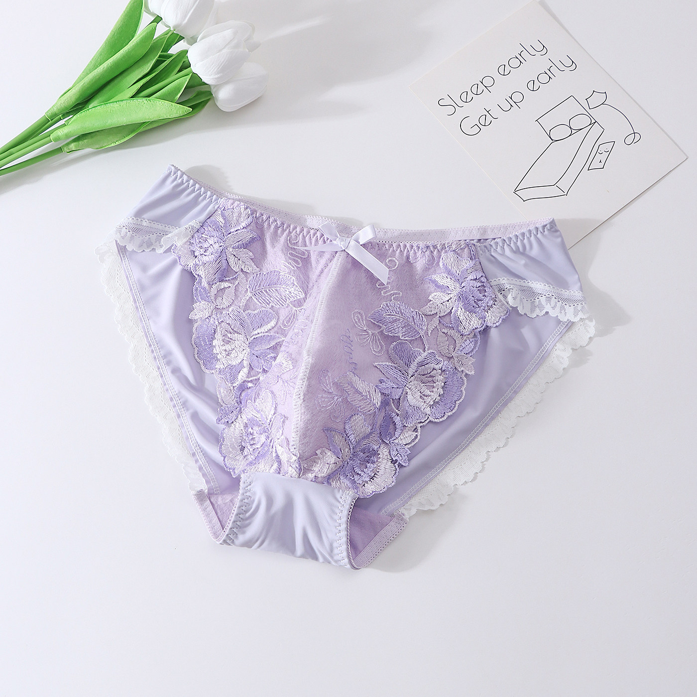 고품질 남성용 레이스 꽃 자수 핑크 팬티 브리프 라이브 - Embroidery Garments 리뷰 및 가격